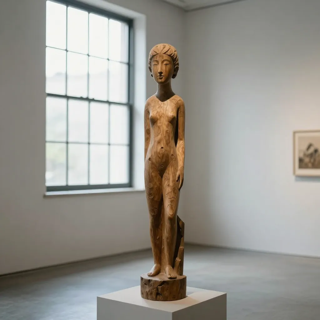 Small oak serving bowl with natural edge