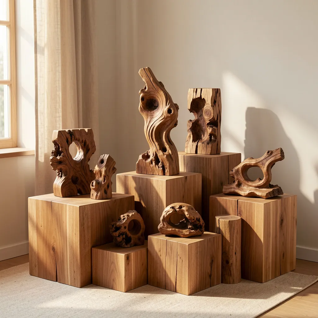 Oak wood grain showing distinctive patterns and color