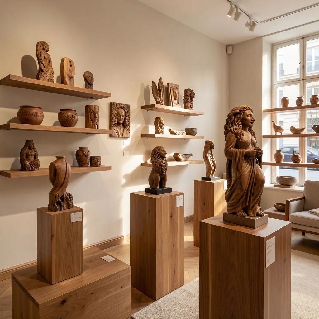 Rich dark walnut wood with complex grain patterns